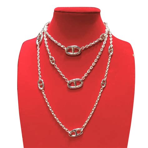 collier femme hermes|authentic hermes necklaces.